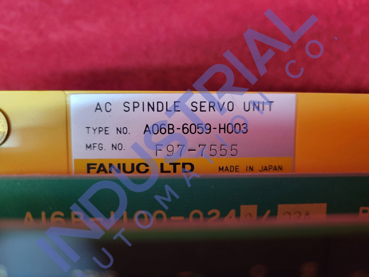FANUC ACスピンドルサーボユニット A06B-6059-H206 A06B-6059-H206 | Ge Fanuc AC Spindle Drive
