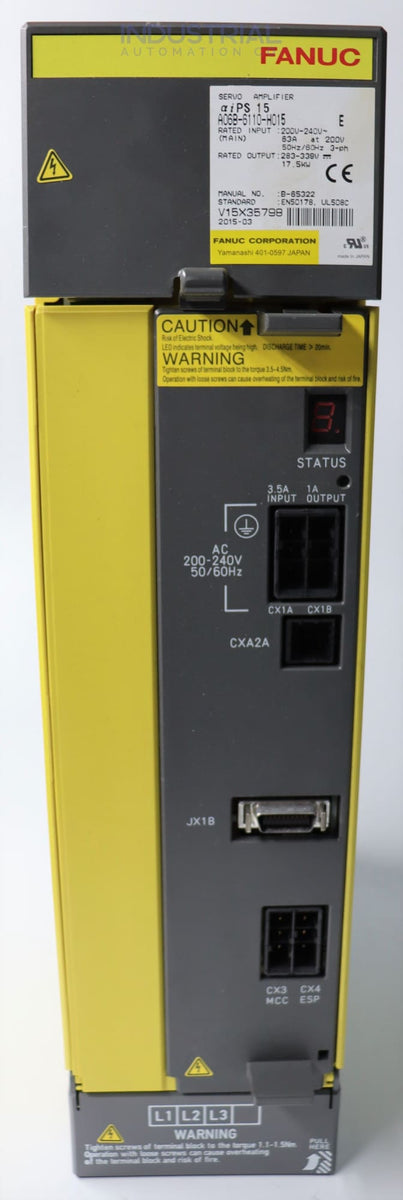 3G4057 FANUC A06B-6114-H105 AC サーボドライブ保証 FANUC A06B-6114-H303