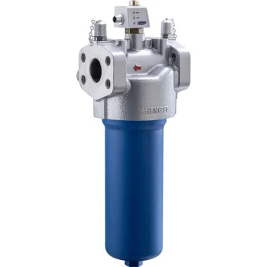 1055845B Hengst Inline Filter w/ Size 0160 Filter Element (250LEN0160-2X/PWR10A00-V5,0-M-U6)