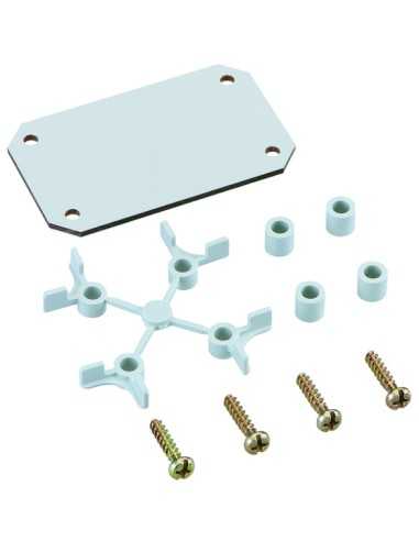 Altech 195-075 MP75, Plaque de montage 59x44mm - Lot de 30
