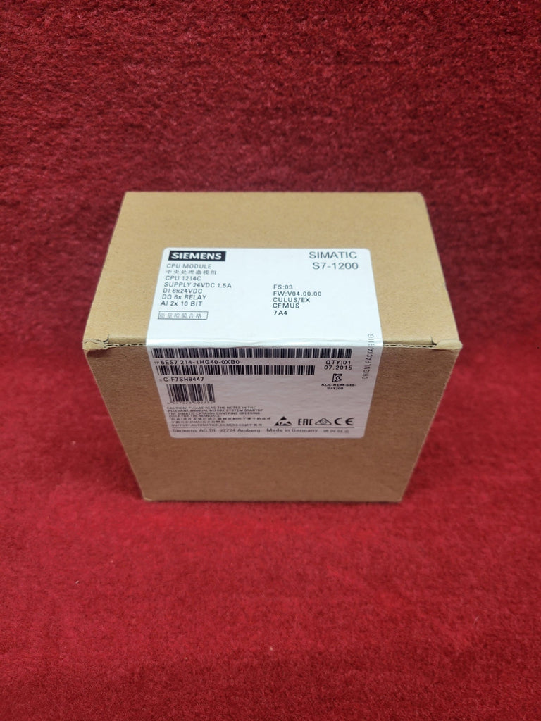 Siemens 6Es7214-1Hg40-0Xb0
