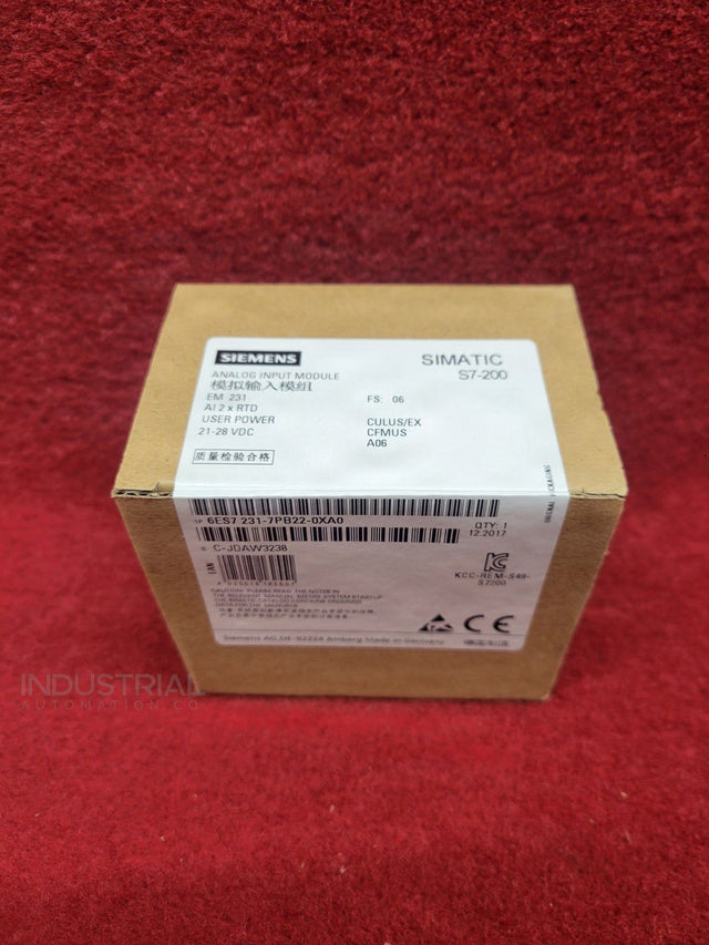 Allen-Bradley 6Es7231-7Pb22-0Xa0