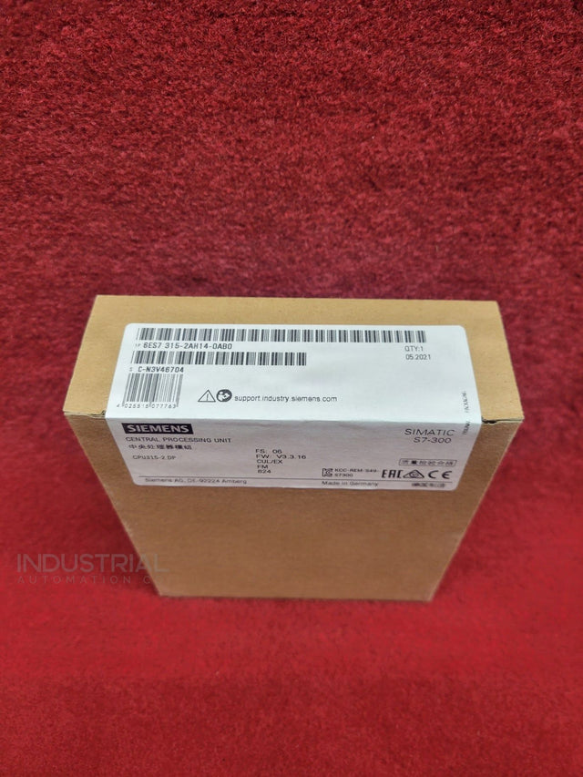 Siemens 6Es7315-2Ah14-0Ab0