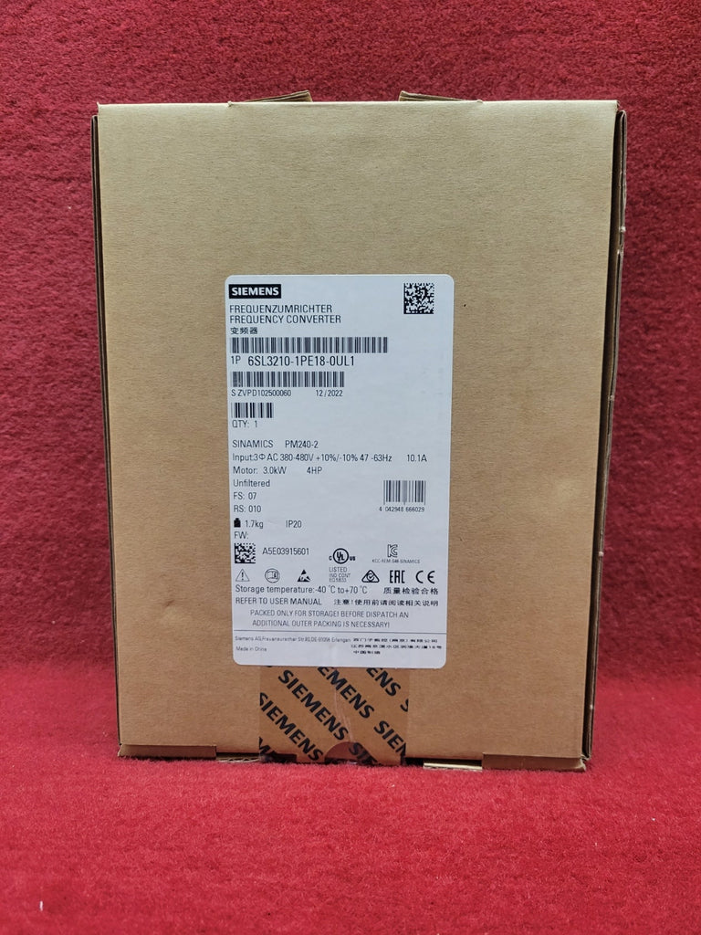 Siemens 6Sl3210-1Pe18-0Ul1