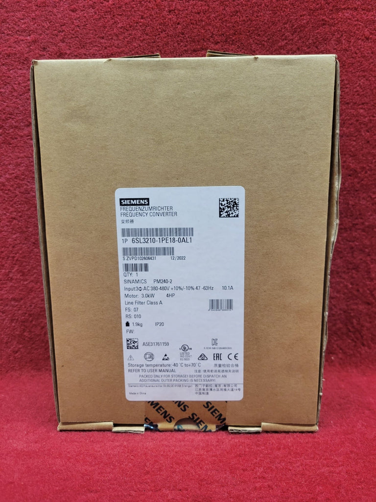 Siemens 6Sl3210-1Pe18-0Al1