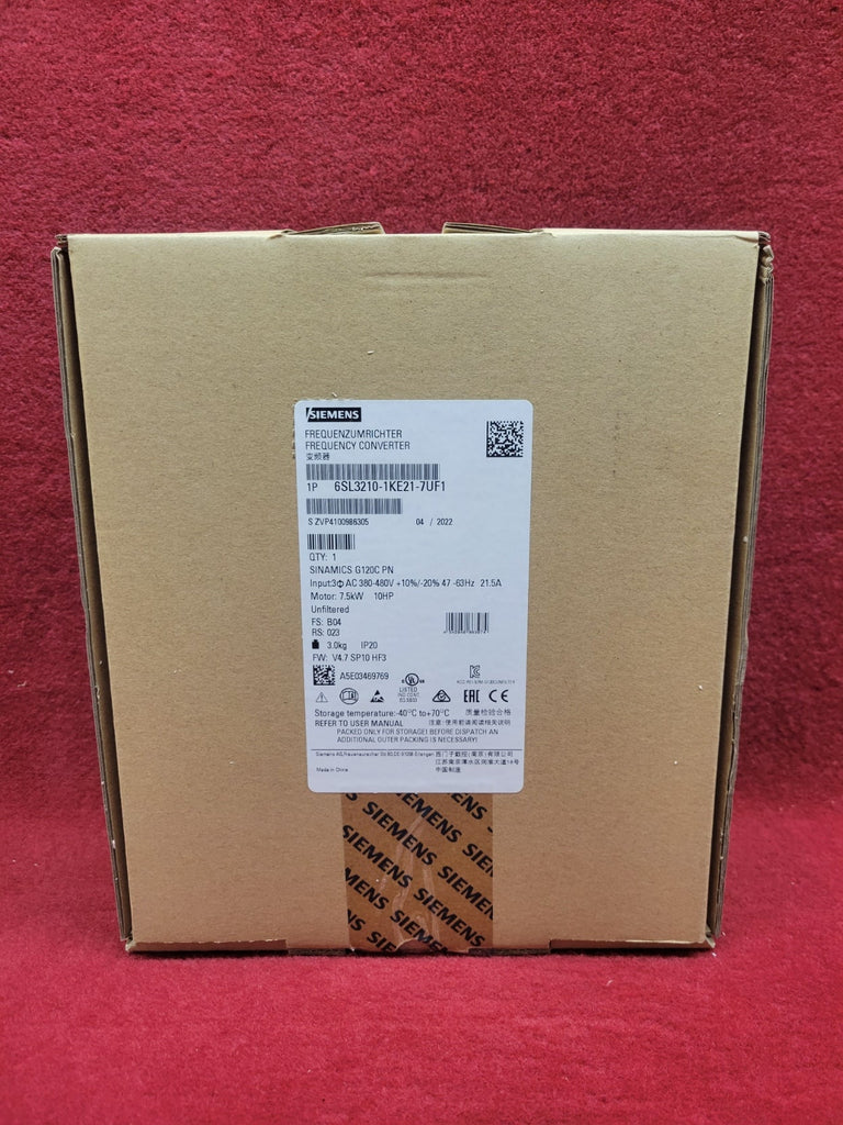 Siemens 6Sl3210-1Ke21-7Uf1