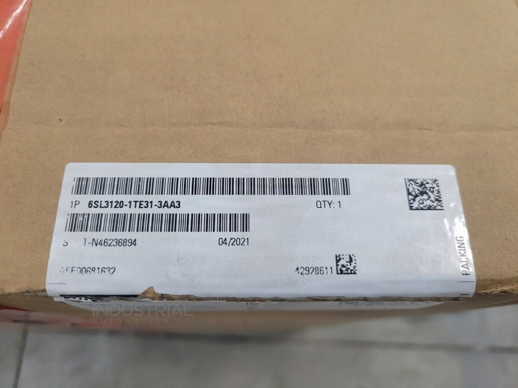 Siemens 6Sl3120-1Te31-3Aa3 New Open Box