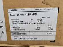 Load image into Gallery viewer, ABB ACS550-U1-04A1-4+B055-K454
