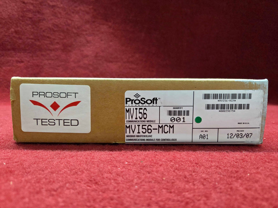 Prosoft MVI56-MCM Surplus Original Open Box Industrial Automation & Control