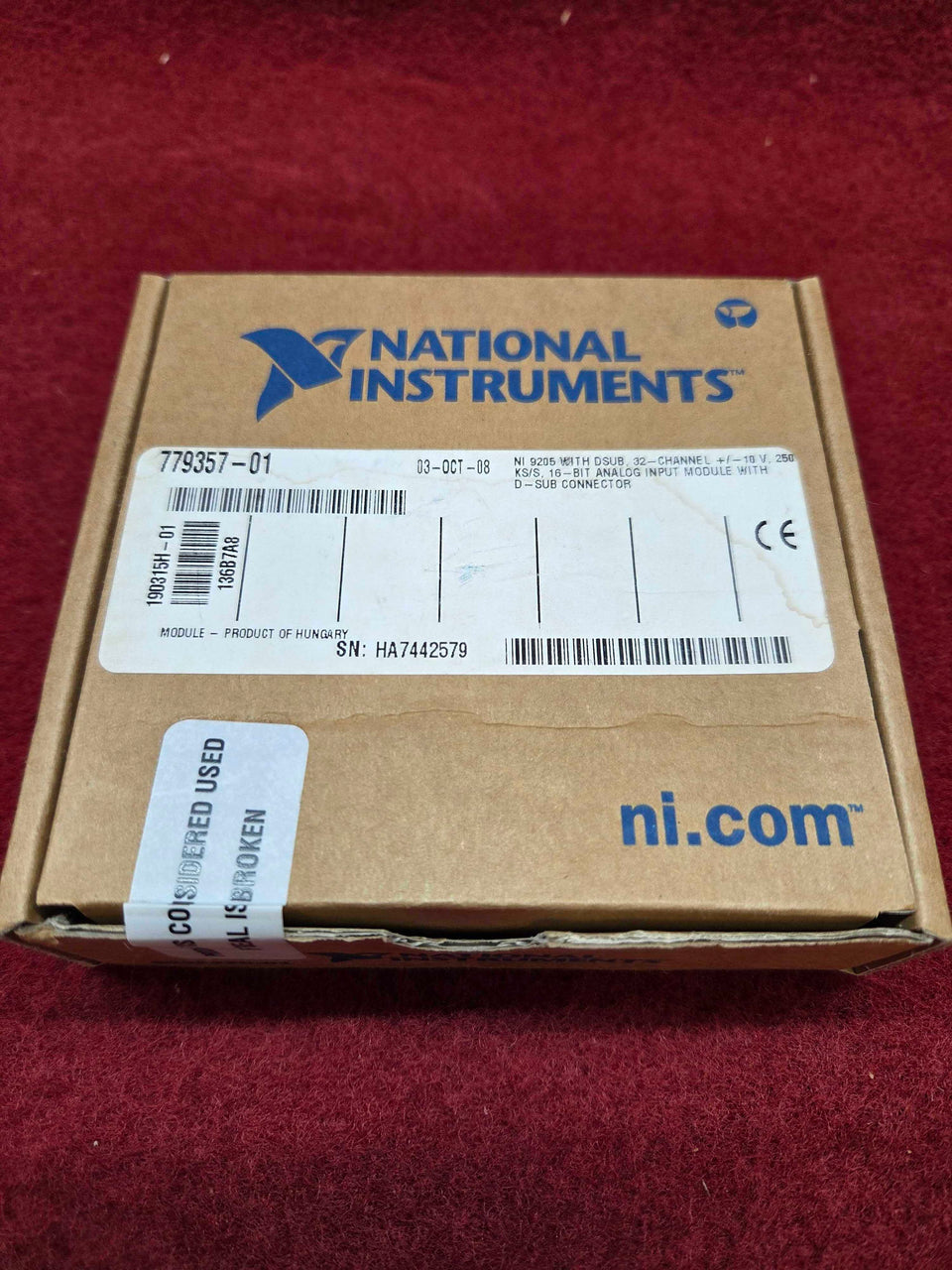National Instruments 779357-01 NI-9205 New