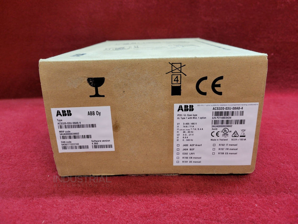 ABB ACS320-03U-08A8-4 New
