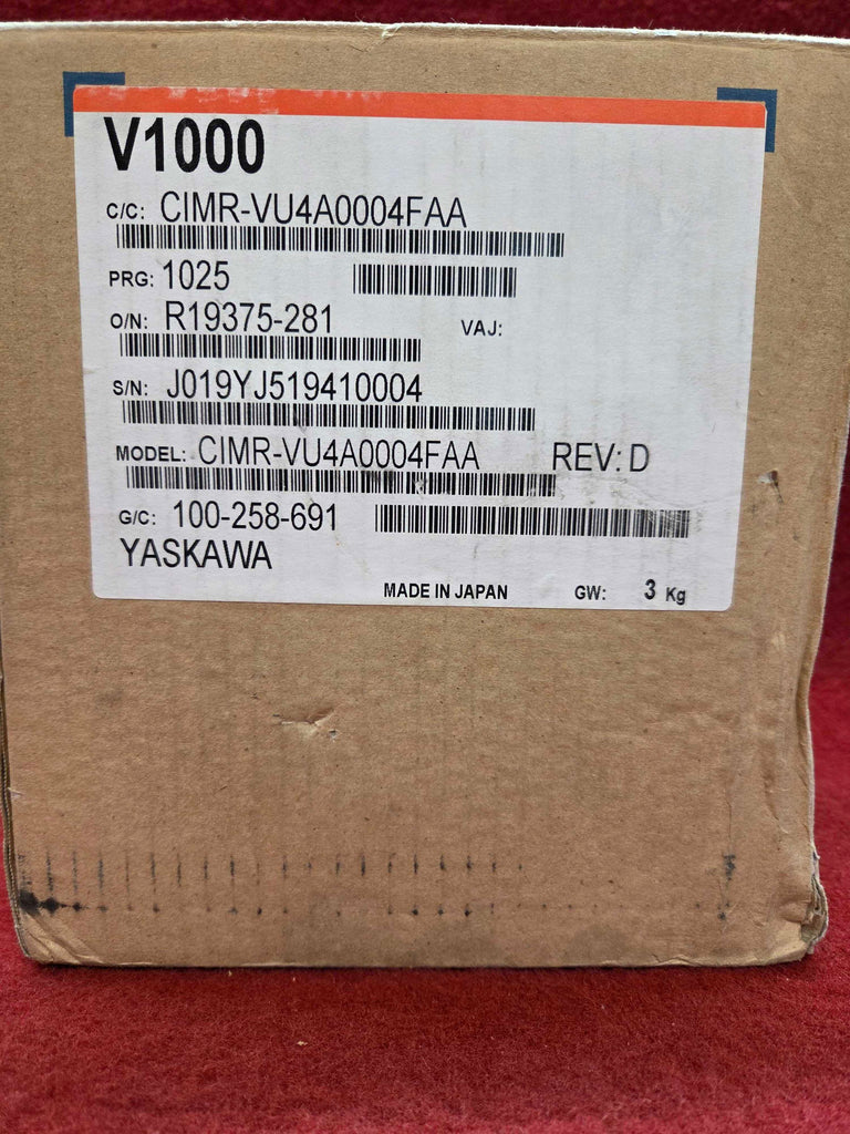 Yaskawa CIMR-VU4A0004FAA