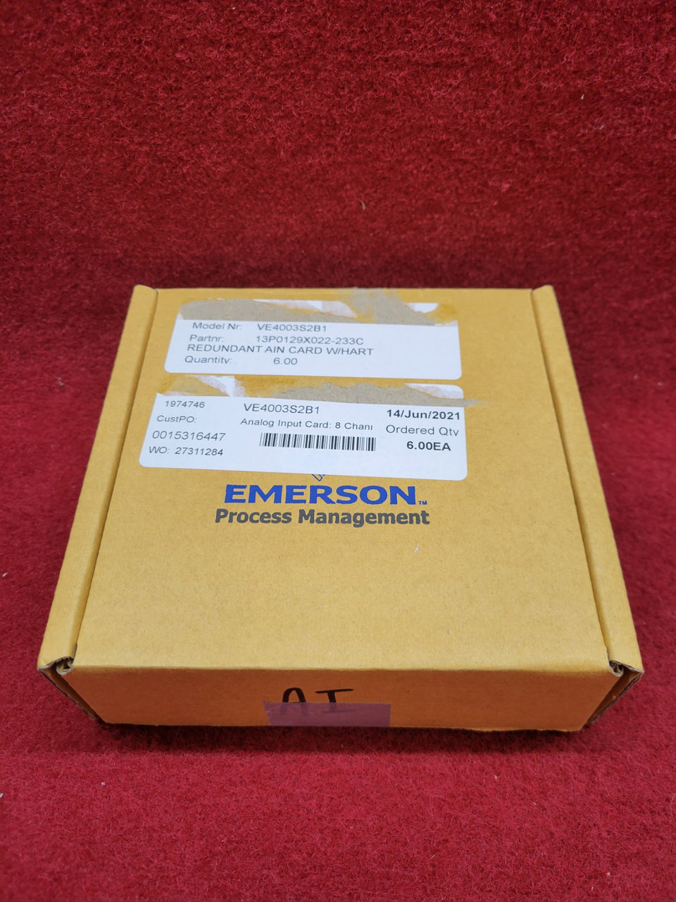 Emerson DeltaV VE4003S2B1