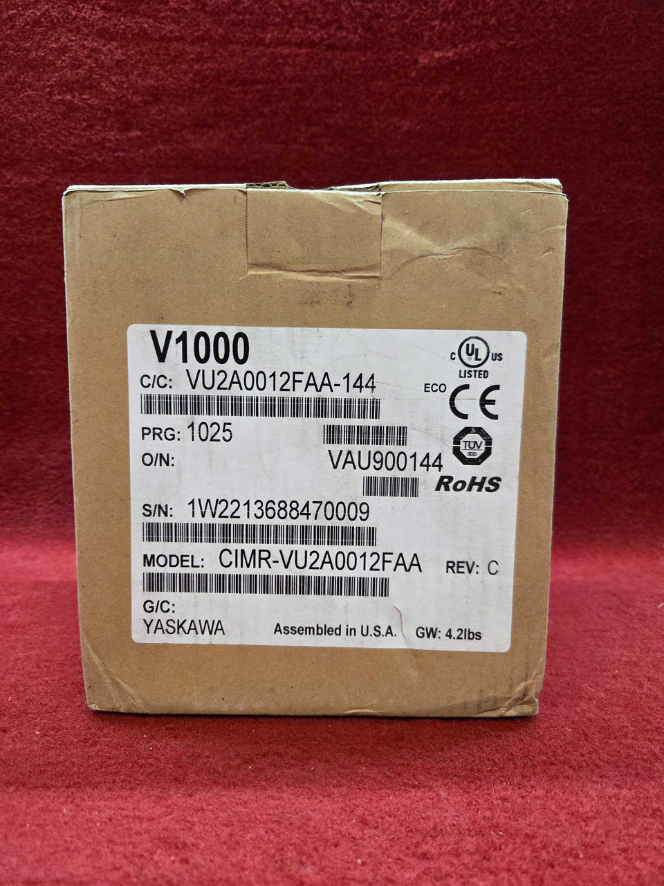 Yaskawa CIMR-VU2A0012FAA New
