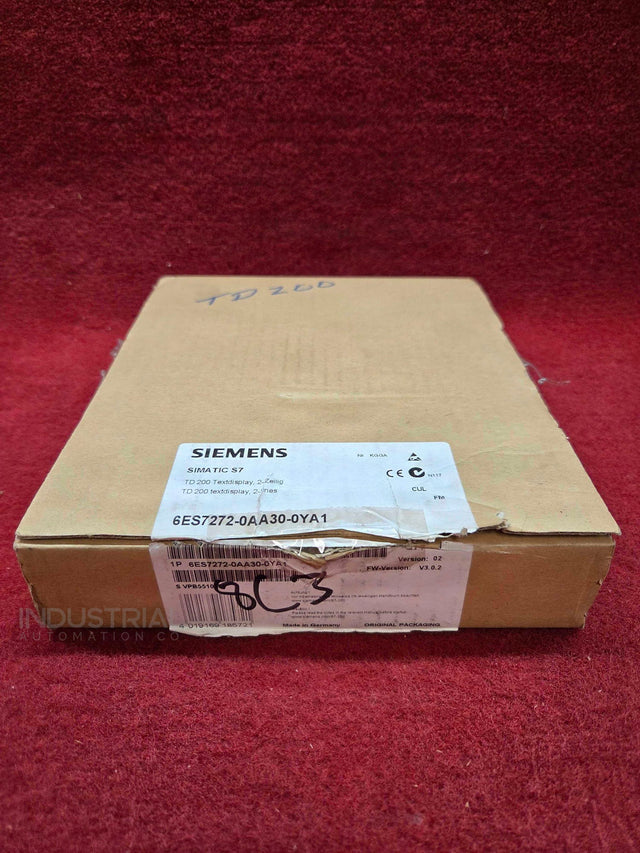 Siemens 6ES7272-0AA30-0YA1 New Open Box Business & Industrial