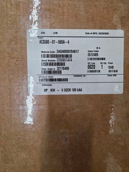 ABB ACS580-01-065A-4