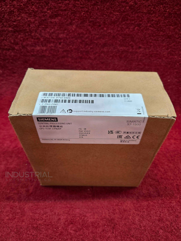 Siemens 6ES7516-3FP03-0AB0 - New - Business & Industrial