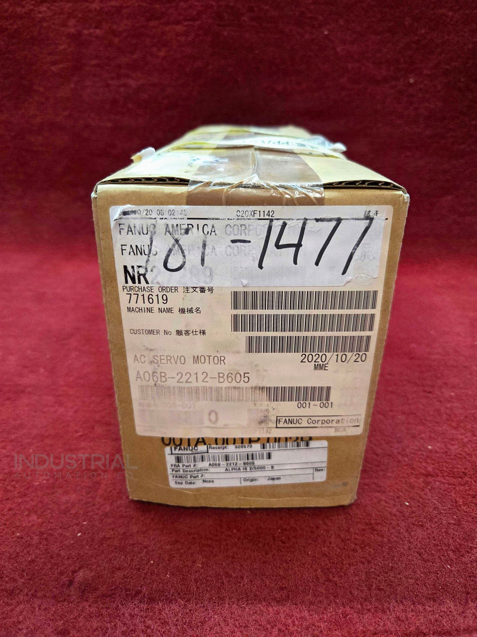 FANUC A06B-2212-B605 AC Servo Motor - New - Fanuc Motors