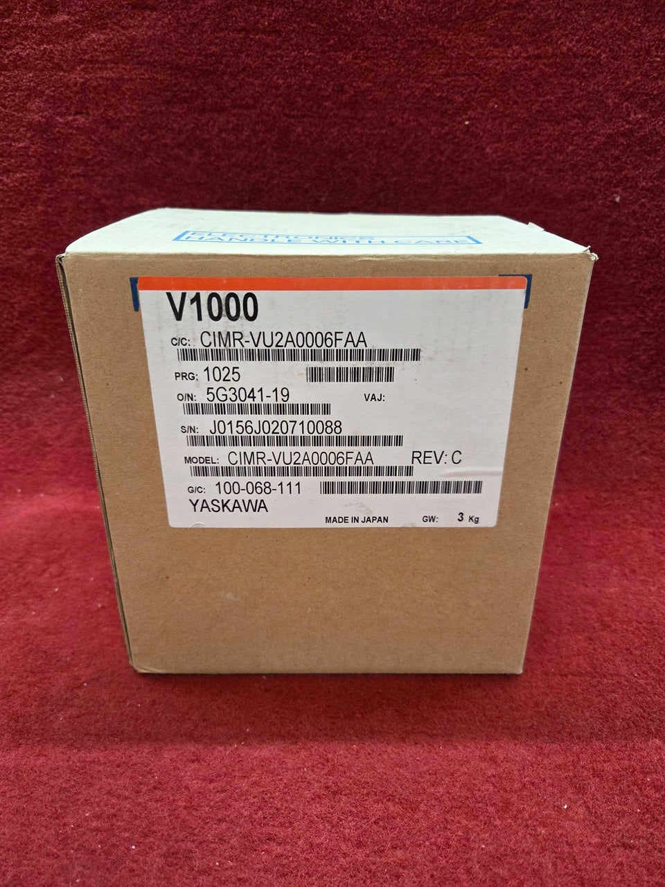 Yaskawa CIMR-VU2A0006FAA