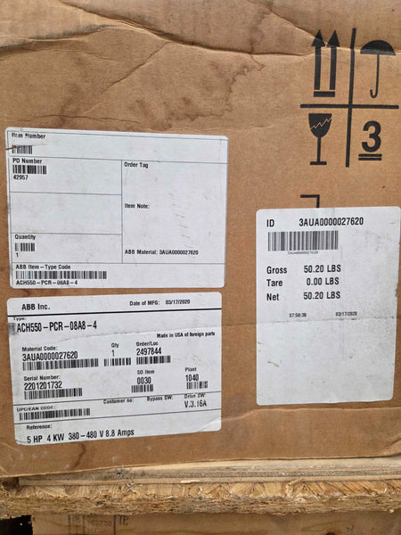 ABB ACH550-PCR-08A8-4