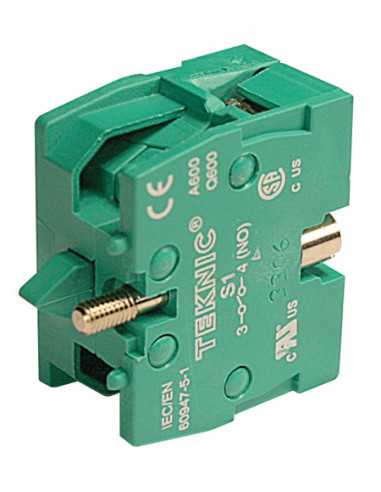 Bloc de contact Altech S1, NO, Montage panneau - Lot de 290