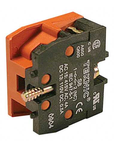 Altech S8 Bloc de contacts, NC, - Lot de 130