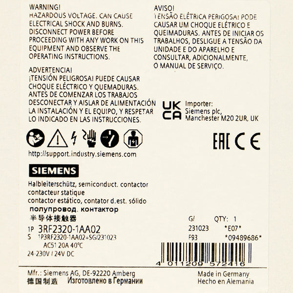 Siemens 3RF2320-1AA02