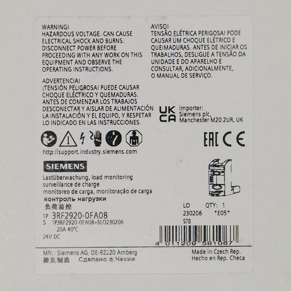 Siemens 3RF2920-0FA08