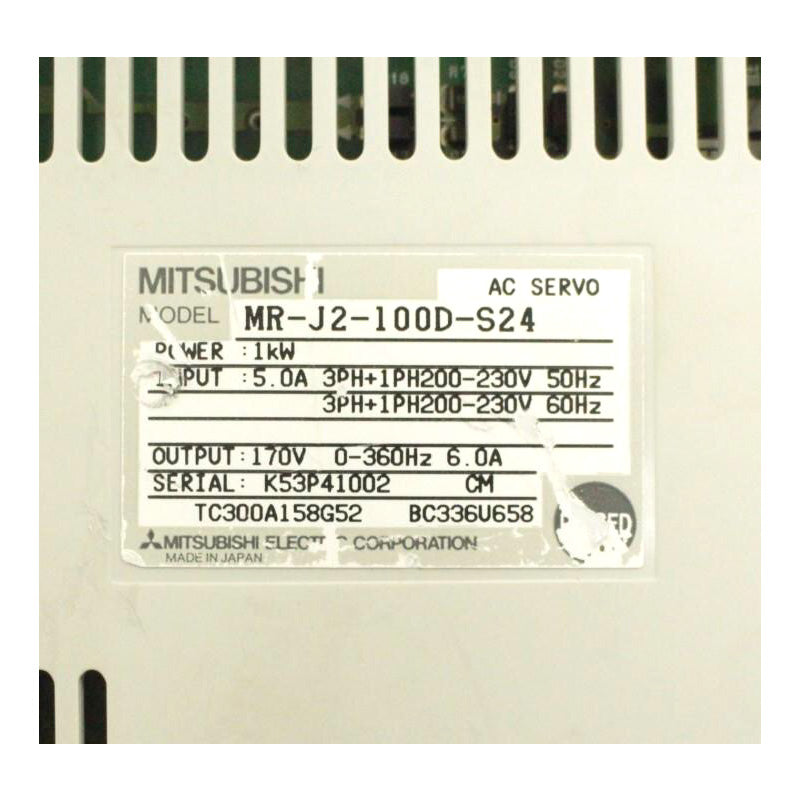 Mitsubishi MR-J2-100D-S24