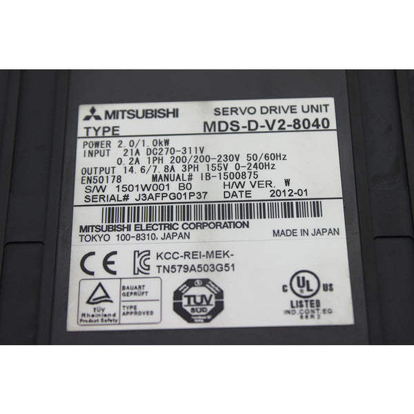 Mitsubishi MDS-D-V2-8040