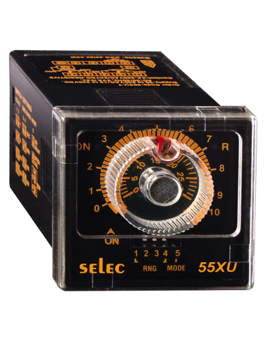 Minuteur analogique Altech 55XU-P8-CU ON-Delay/Interval DPDT - Lot de 4