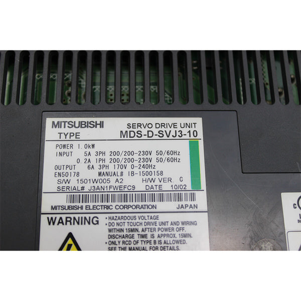 Mitsubishi MDS-D-SVJ3-10