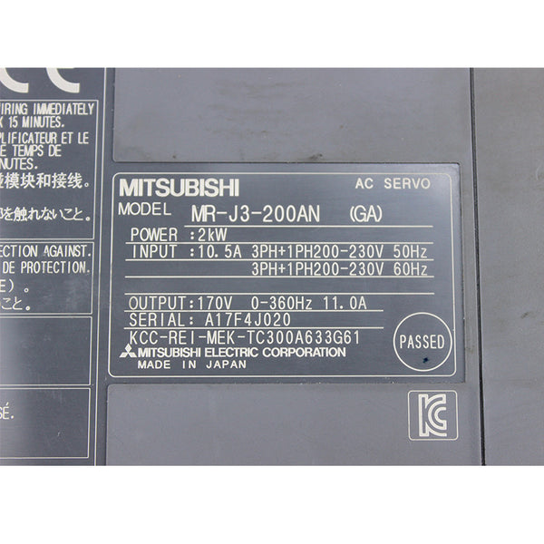 Mitsubishi MR-J3-200AN