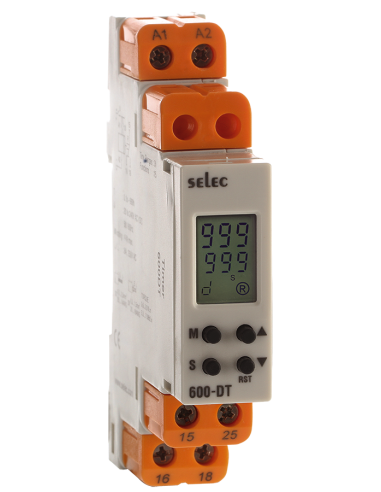 Minuteur numérique multifonction Altech 600DT-CU 17,5 mm