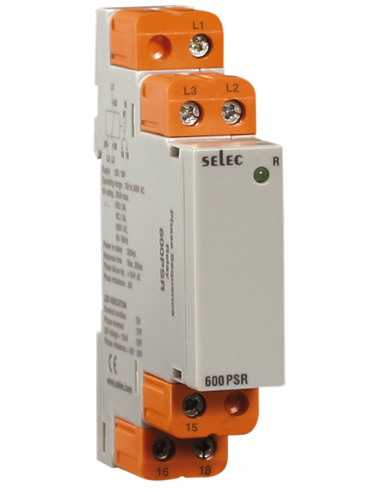 Altech 600PSR-165/300-CU Relais de protection de phase analogique, SP - Lot de 4