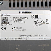 Load image into Gallery viewer, Siemens 6AV2123-2DB03-0AX0