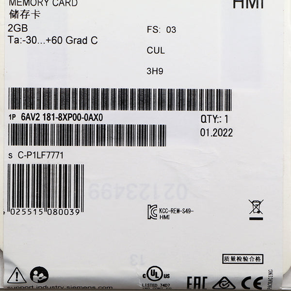 Siemens 6AV2181-8XP00-0AX0