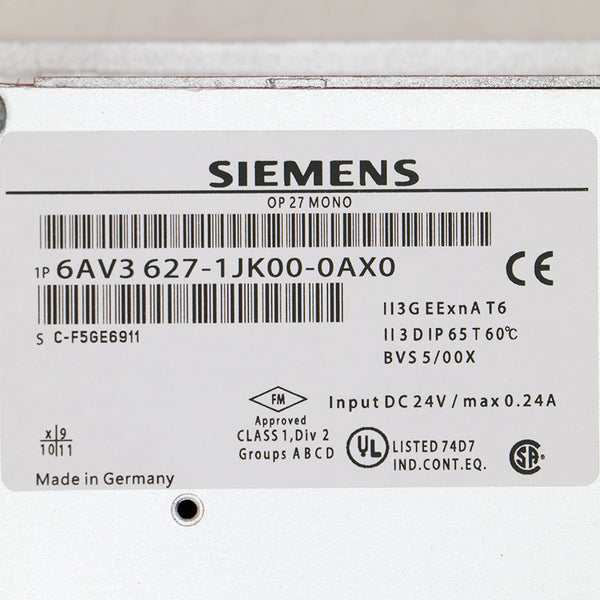 Siemens 6AV3627-1JK00-0AX0