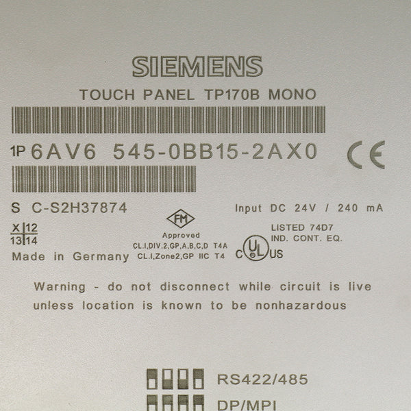Siemens 6AV6545-0BB15-2AX0