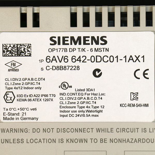 Siemens 6AV6642-0DC01-1AX1
