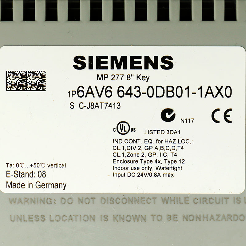 Siemens 6AV6643-0DB01-1AX0