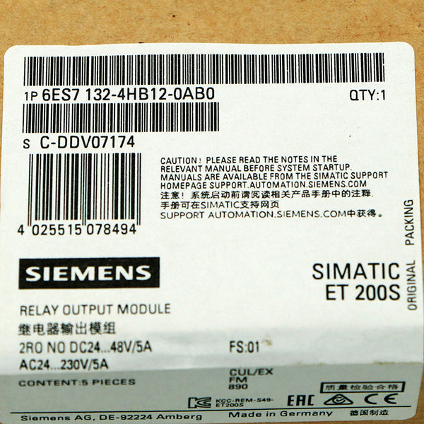 Siemens 6ES7132-4HB12-0AB0