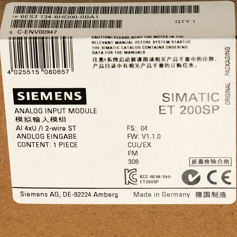 Siemens 6ES7134-6HD00-0BA1