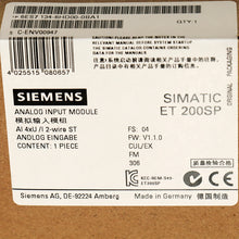 Load image into Gallery viewer, Siemens 6ES7134-6HD00-0BA1