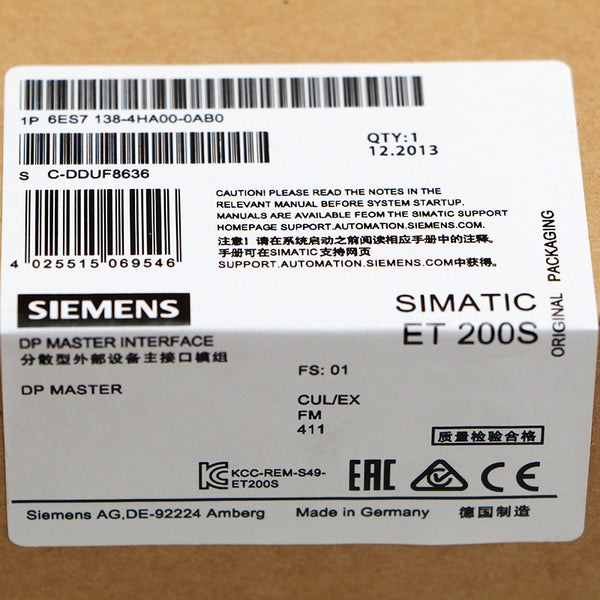 Siemens 6ES7138-4HA00-0AB0