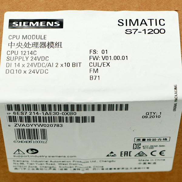 Siemens 6ES7214-1AE30-0XB0