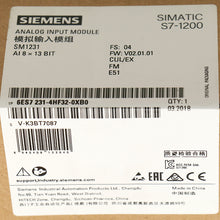 Load image into Gallery viewer, Siemens 6ES7231-4HF32-0XB0
