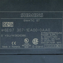 Load image into Gallery viewer, Siemens 6ES7307-1EA00-0AA0
