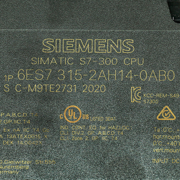 Siemens 6ES7315-2AH14-0AB0