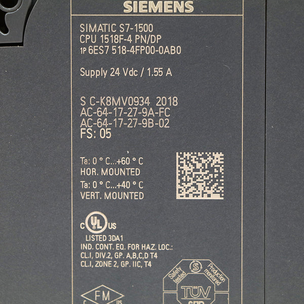 Siemens 6ES7518-4FP00-0AB0 Business & Industrial
